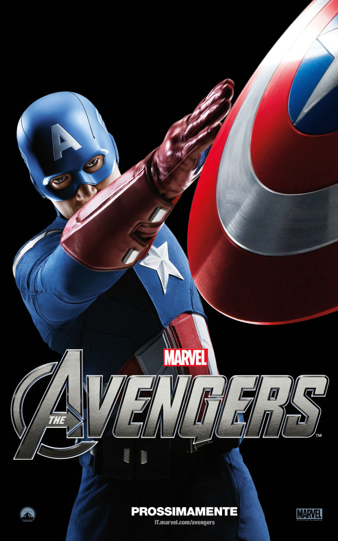 The Avengers: character poster di Captain America
