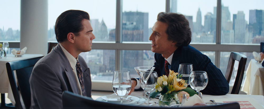 The Wolf of Wall Street: Matthew McConaughey e Leonardo Di Caprio