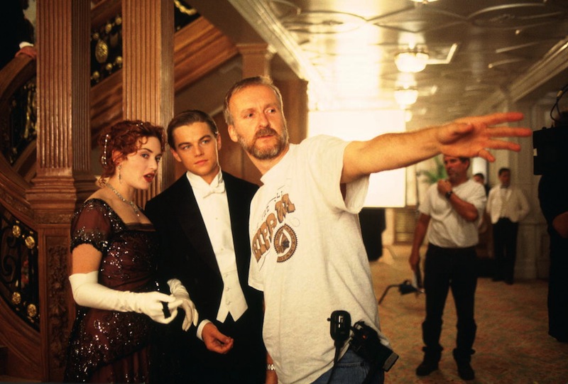 Foto da Titanic: James Cameron, Kate Winslet e Leonardo DiCaprio