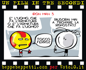 La vignetta di Iron Man 3