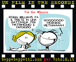 La vignetta di The Big Wedding