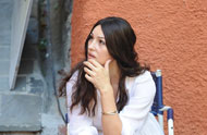 Monica Bellucci a Portofino per lo spot della Perlage