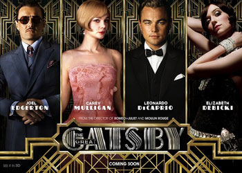 Il Grande Gatsby: un nuovo poster orizzontale con tutti i protagonisti