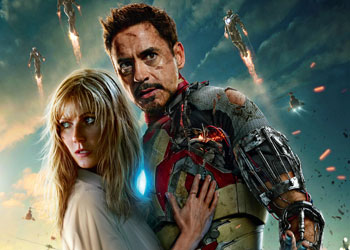 Iron Man 3: Robert Downey Jr. e Gwyneth Paltrow nel nuovo poster italiano
