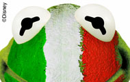 Anche Kermit dei Muppet tifa Italia contro l'Inghilterra
