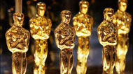 Statuette degli Oscar a disposizione dei fans a New York