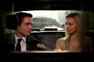 Robert Pattinson sul set di Cosmopolis di David Cronenberg