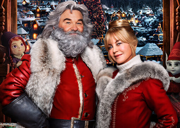 Qualcuno Salvi il Natale 2: Kurt Russell e Goldie Hawn al centro della nuova locandina