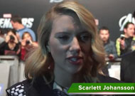 The Avengers: Scarlett Johansson sul Red Carpet di Roma (esclusiva Web Tv di Voto 10)