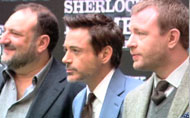 Sherlock Holmes: Gioco di Ombre: il video della premiere romana con Robert Downey Jr. e Guy Ritchie