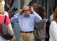Woody Allen e Penelope Cruz: le foto dal set di Roma