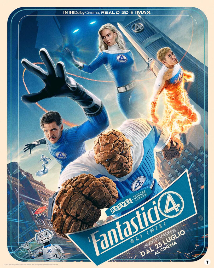 Poster finale de I Fantastici 4: Gli Inizi