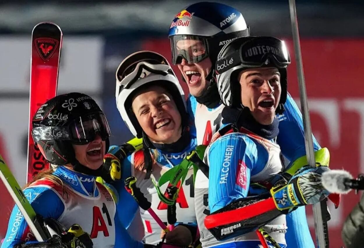 Mondiali Saalbach, l'Italia trionfa nel Team Parallel - Voto 10 - Solo ...