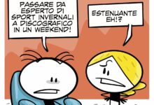 La vignetta dedicata al Festival di Sanremo 2026