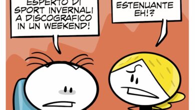 La vignetta dedicata al Festival di Sanremo 2026