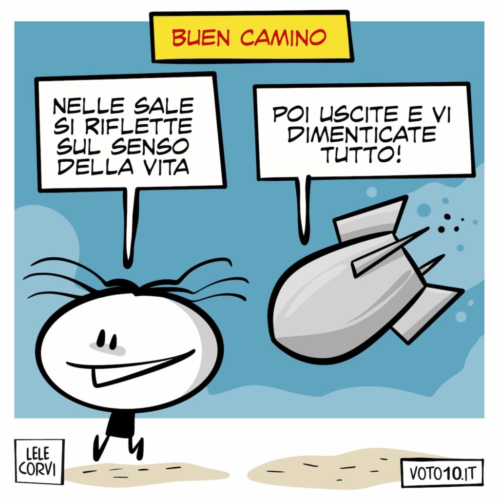 La vignetta di Buen Camino