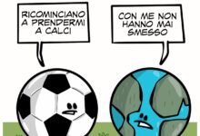 La vignetta dedicata all'inizio del campionato di Serie A 2025-2026