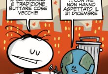 La vignetta dedicata al Capodanno - Buon 2026