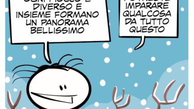 La vignetta dedicata alla Giornata Mondiale della Neve