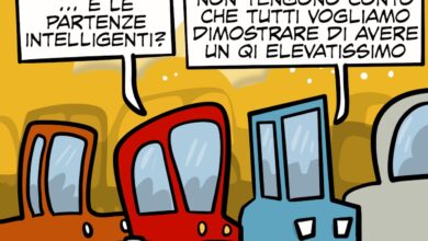 La vignetta dedicata alle vacanze
