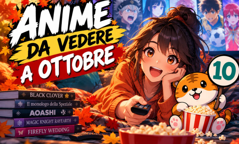 Anime ottobre 2026: le serie più attese dell’autunno