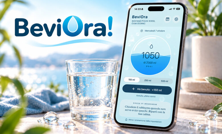 BeviOra! L'app per ricordarti di bere ogni giorno