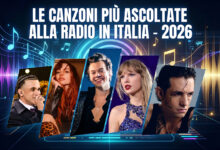 Le canzoni più ascoltate alla radio in Italia nel 2026