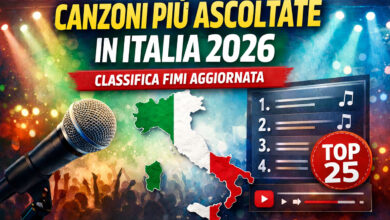 Le canzoni più ascoltate in Italia - Classifica FIMI