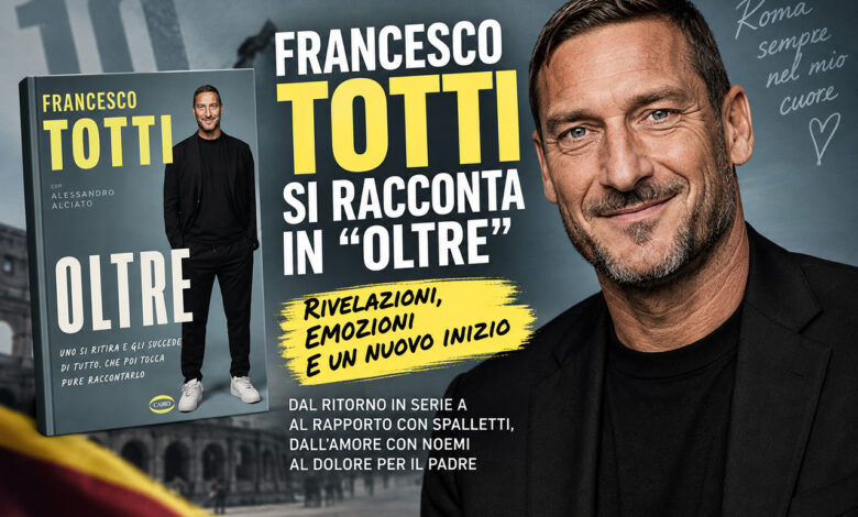 Francesco Totti - Oltre, il nuovo libro del Capitano