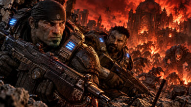 Gears of War E-Day, Marcus e Dom combattono contro le Locuste
