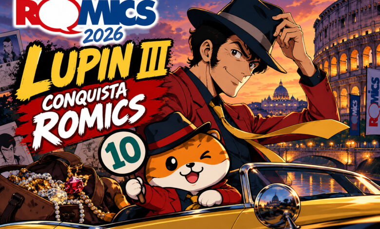 Lupin III conquista Romics