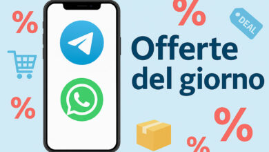 Canali di offerte su Telegram e WhatsApp