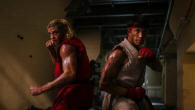 Ryu e Ken Masters nel film Street Fighter 2026, interpretati da Andrew Koji e Noah Centineo