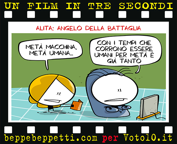 La vignetta di Alita - Angelo della battaglia