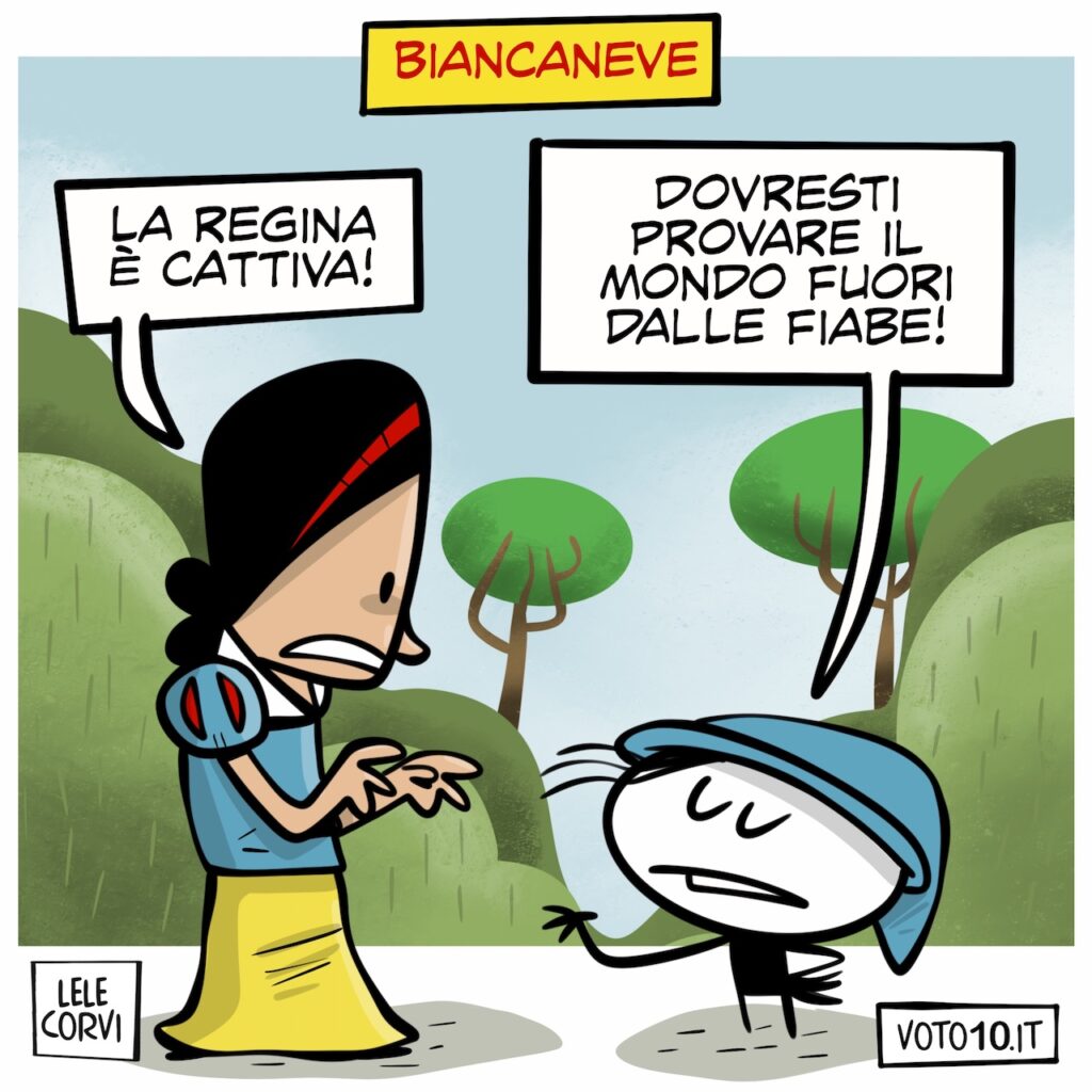 La vignetta di Biancaneve