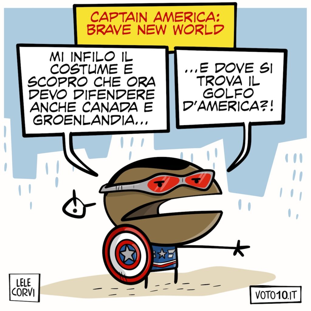 La vignetta di Captain America: Brave New World