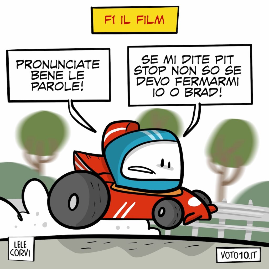 La vignetta di F1 Il Film