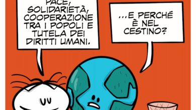 La vignetta dedicata alla Giornata Mondiale delle Nazioni Unite