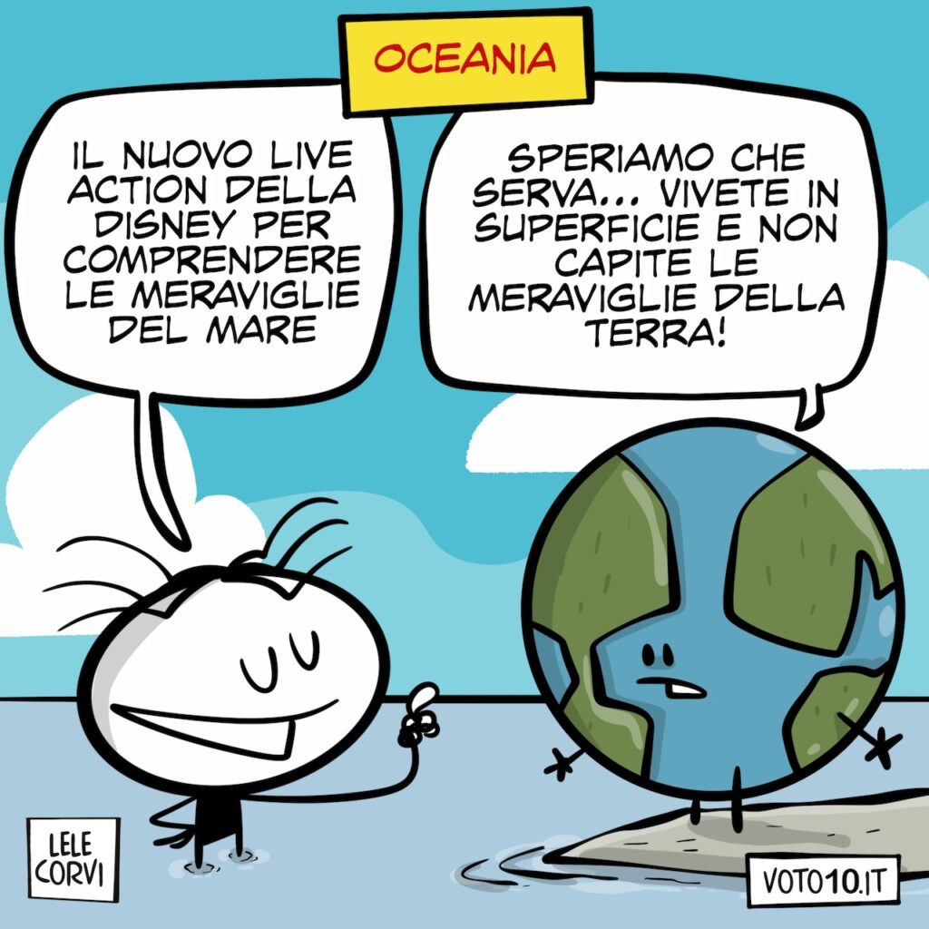 La vignetta di Oceania