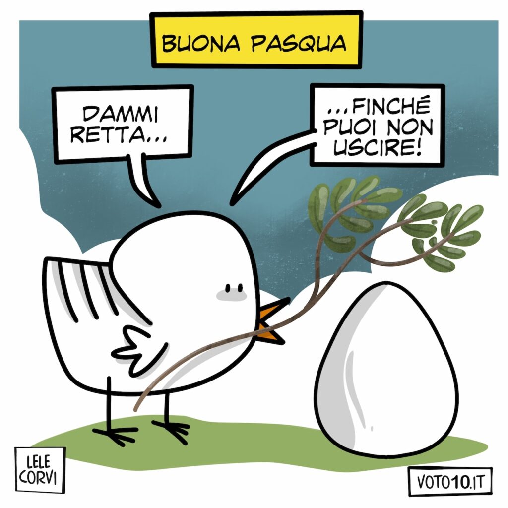 La vignetta di Buona Pasqua