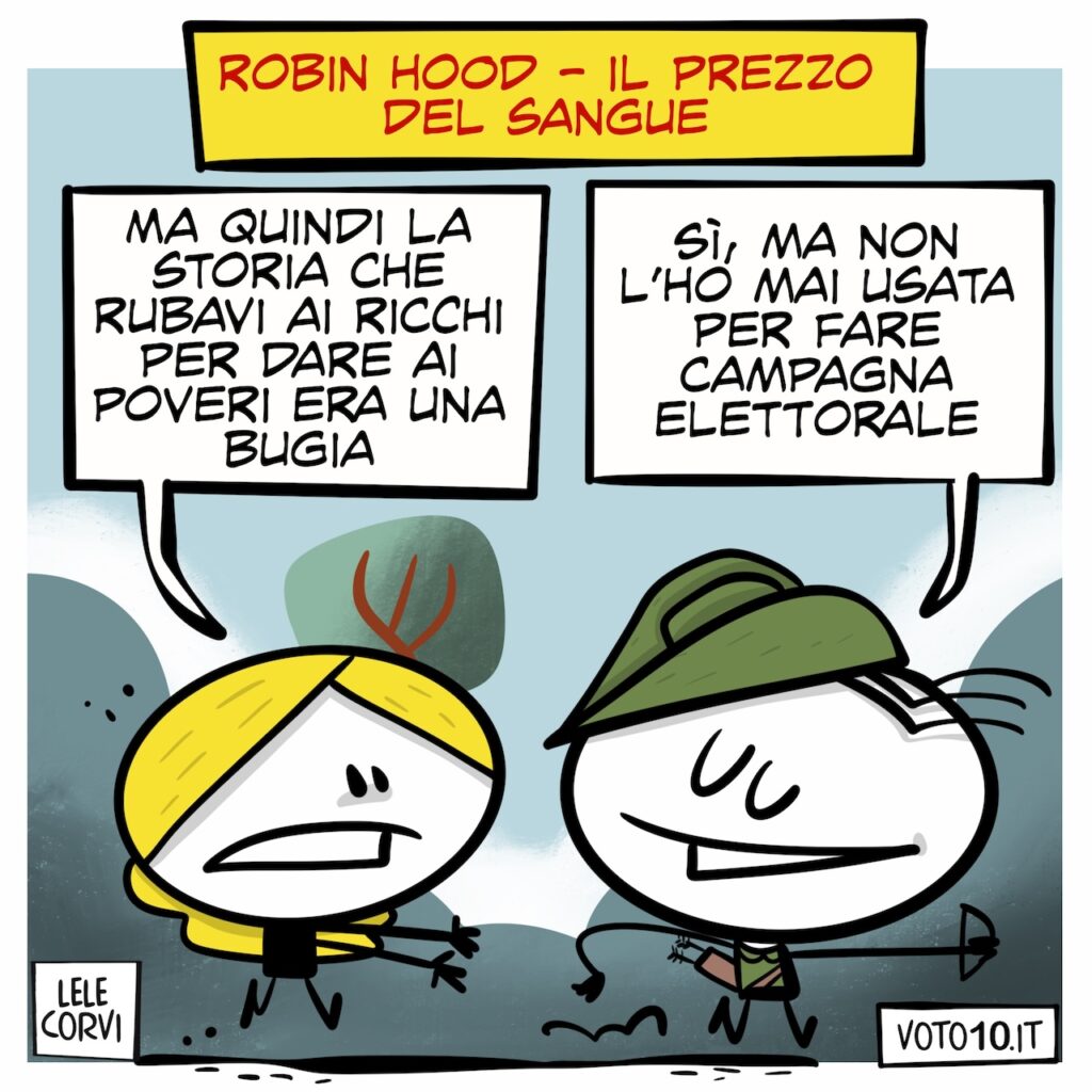 La vignetta di Robin Hood – Il Prezzo del Sangue