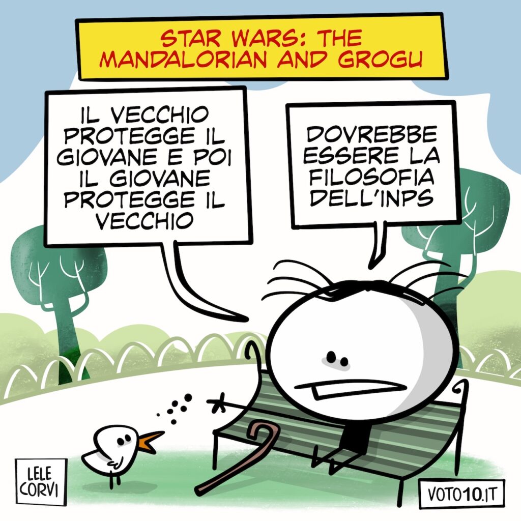 La vignetta di Star Wars: The Mandalorian and Grogu