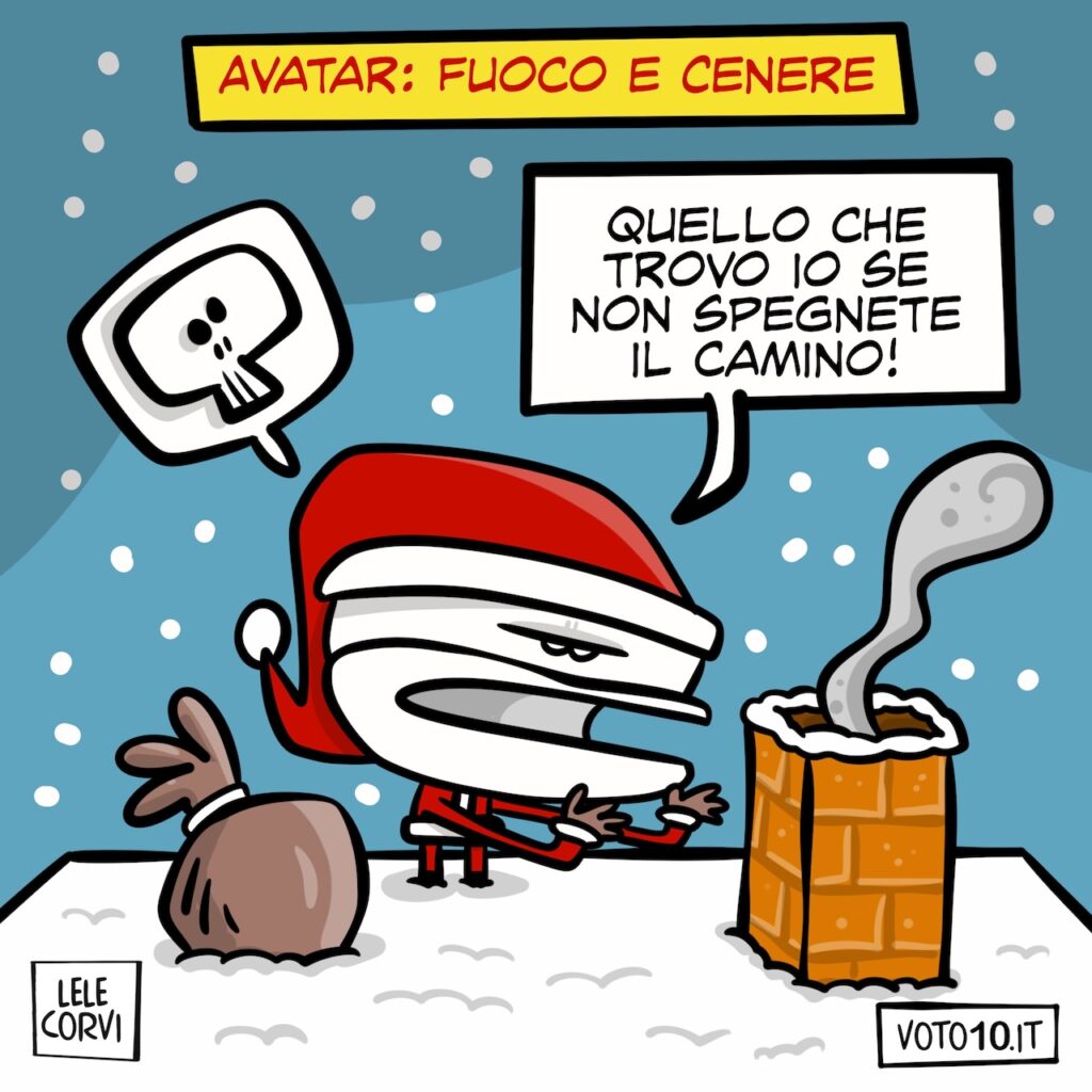 La vignetta di Avatar: Fuoco e Cenere