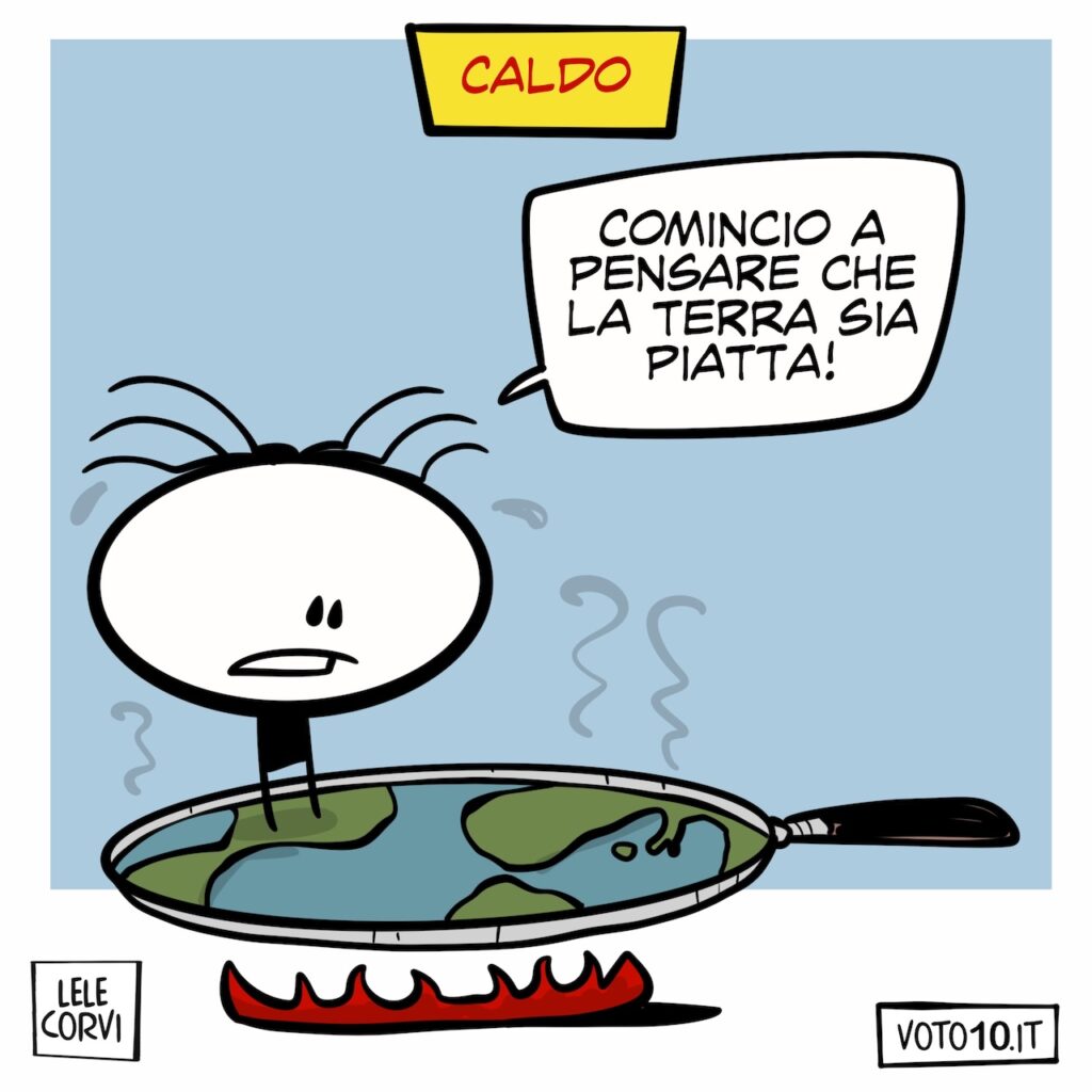 La vignetta dedicata al caldo