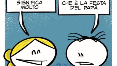 La vignetta dedicata alla Festa del Papà