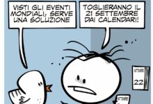 La vignetta dedicata alla Giornata Internazionale della Pace