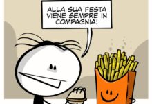 La vignetta dedicata alla Giornata Mondiale dell’Hamburger