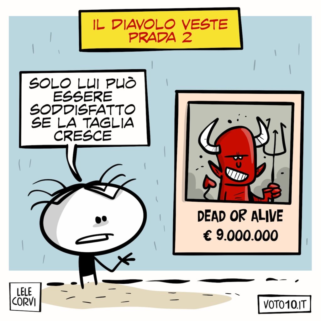 La vignetta de Il Diavolo Veste Prada 2
