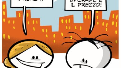 La vignetta per la presentazione degli iPhone 17