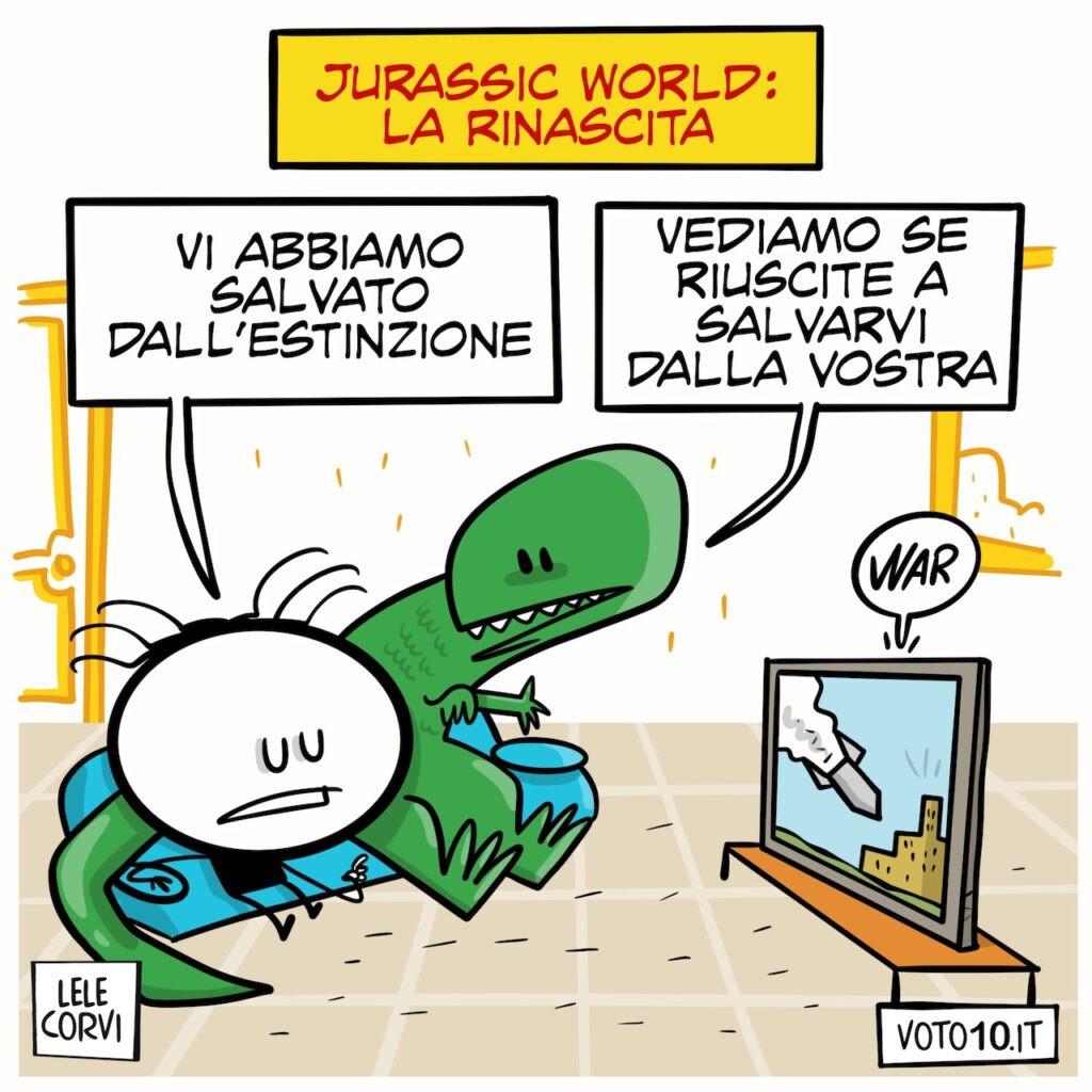 La vignetta di Jurassic World: La Rinascita